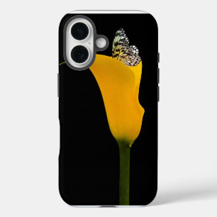 Coque iPhone 16 Papillon dans le lis