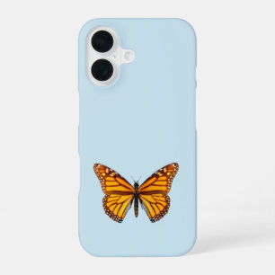 Coque iPhone 16 Papillon Monarque