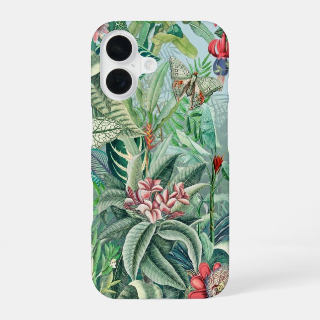 Coque iPhone 16 Paradis tropical (Verso)