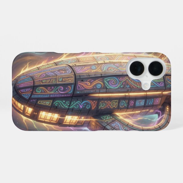 Coque iPhone 16 Parcours stellaire – Voyage à travers l'univers´6 (Verso Horizontal)
