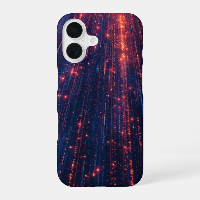 Coque iPhone 16 Parfum de flux de code (Verso)