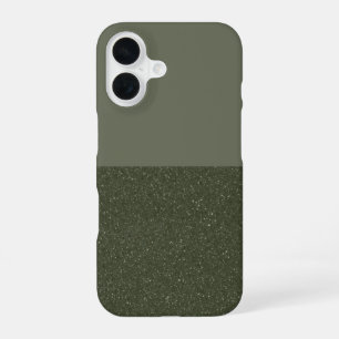 Coque iPhone 16 Parties scintillant personnalisée et Matte Moss iP