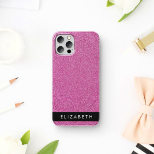 Coque iPhone 16 Parties scintillant rose, Arrière - plan Parties s