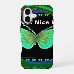 Coque iPhone 16 Passez une bonne journée et une meilleure nuit pap