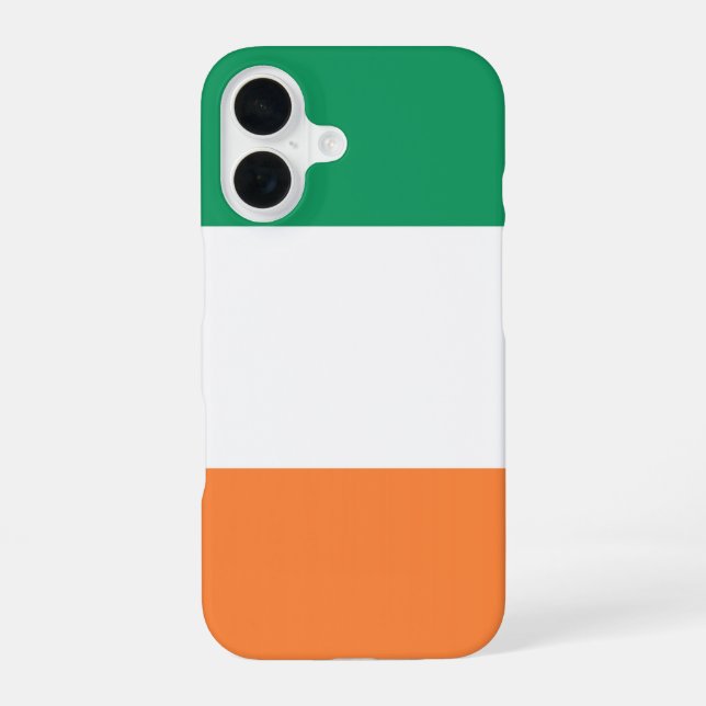 Coque iPhone 16 Pavillon irlandais (Verso)