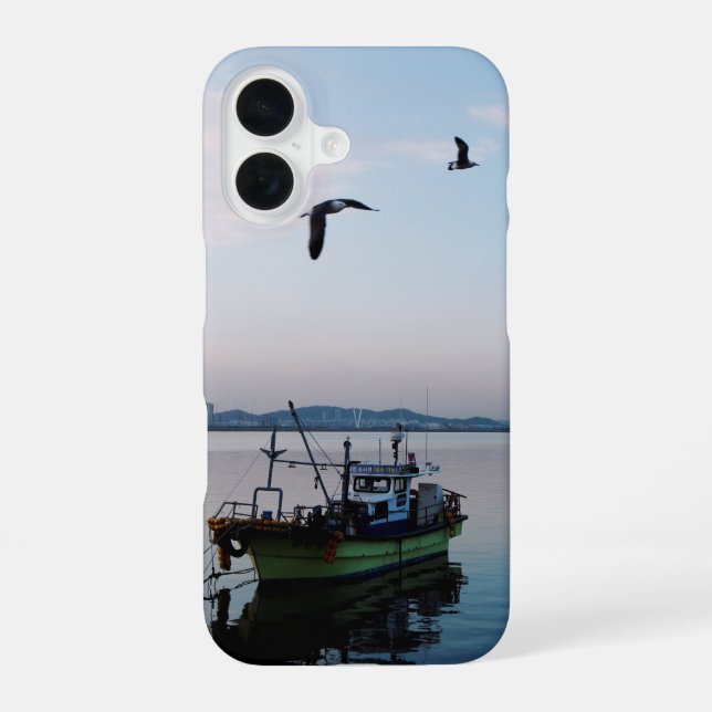 Coque iPhone 16 paysage de plage (Verso)