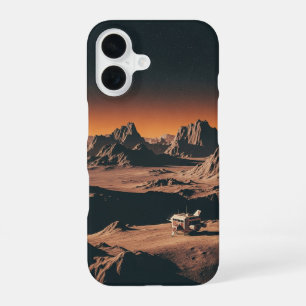 Coque iPhone 16 Paysage lunaire vintage