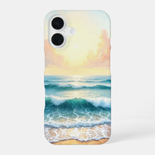 Coque iPhone 16 Paysage marin du matin