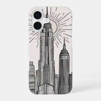 Coque iPhone 16 Paysage urbain 