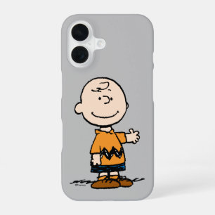 Coque iPhone 16 Peanuts Charlie Brown