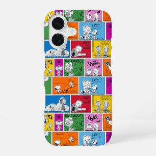 Coque iPhone 16 PEANUTS Classic Comic Motif
