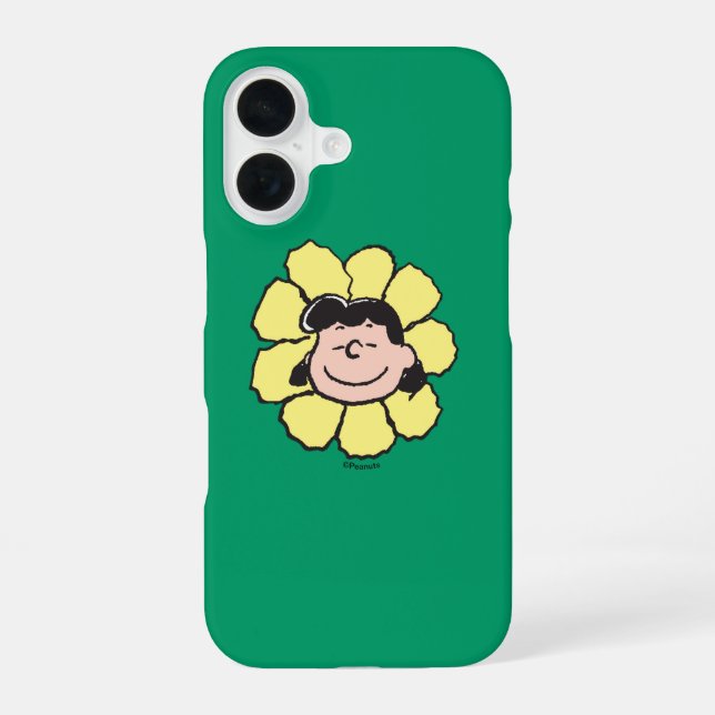 Coque iPhone 16 Peanuts | Fleur de Lucy (Verso)