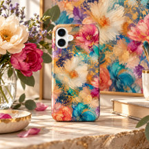 Peinture à l'huile florale abstraite impressionnis
