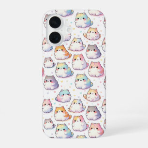 Coque iPhone 16 Penser À Vous Chubby Cartoon Chats