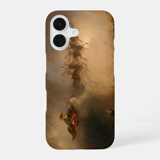 Coque iPhone 16 Père Noël par William Holbrook Beard (Verso)
