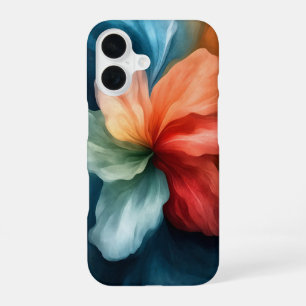 Coque iPhone 16 Pétales Dusky