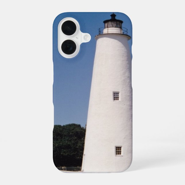 Coque iPhone 16 Phare d'Ocracoke (Verso)