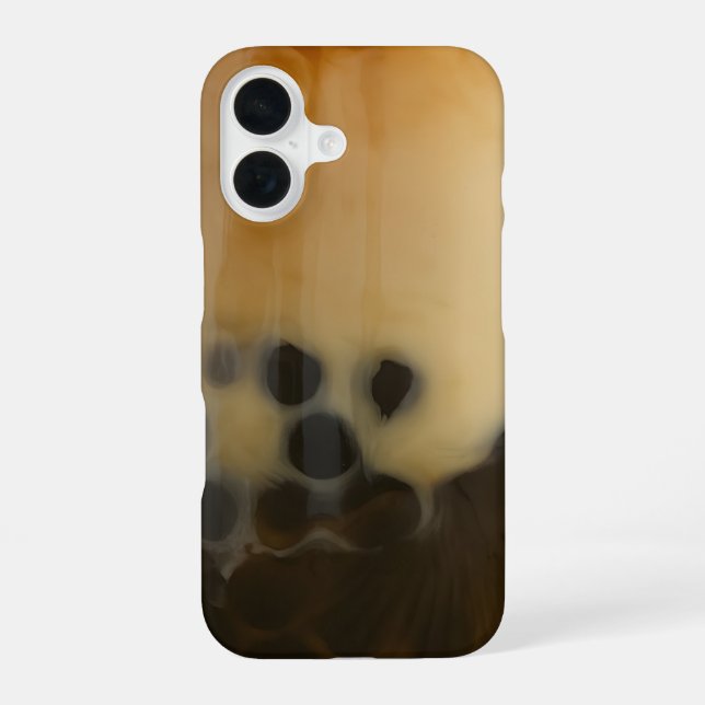 Coque iPhone 16 Photo à thé au lait de Boba (Verso)