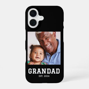 Coque iPhone 16 Photo audacieux de grand-père noir établi