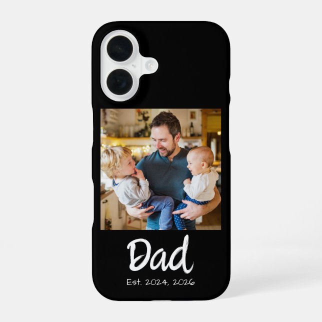 Coque iPhone 16 Photo de Papa Fondé  (Verso)