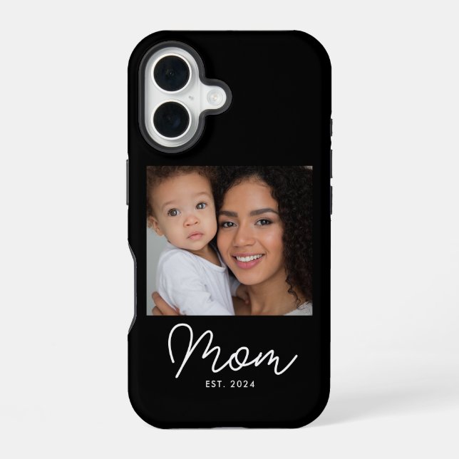 Coque iPhone 16 Photo de script établi pour maman noire  (Verso)