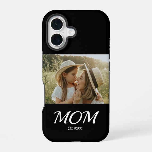 Coque iPhone 16 Photo de script établi pour maman noire  (Verso)