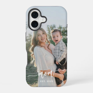 Coque iPhone 16 Photo et texte personnalisés
