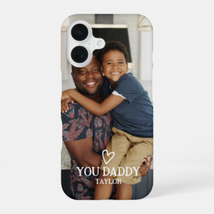 Coque iPhone 16 Photo et texte personnalisés