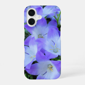 Coque iPhone 16 Photographie de Campanules Violettes