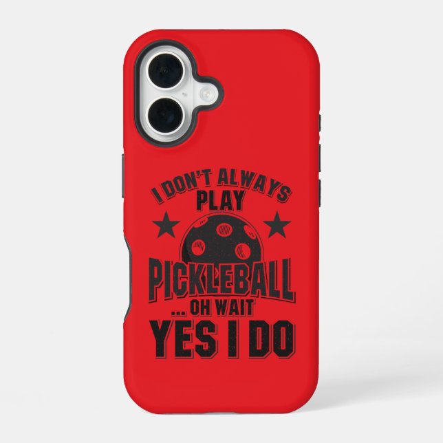 Coque iPhone 16 Pickleball (Verso)