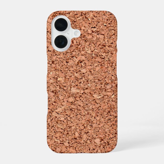 Coque iPhone 16 Planche à liège (Verso)