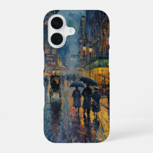 Coque iPhone 16 Pluie sur New York