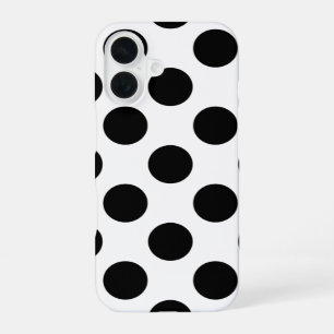 Coque iPhone 16 Points noirs