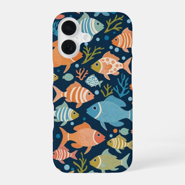 Coque iPhone 16 Poisson (Verso)