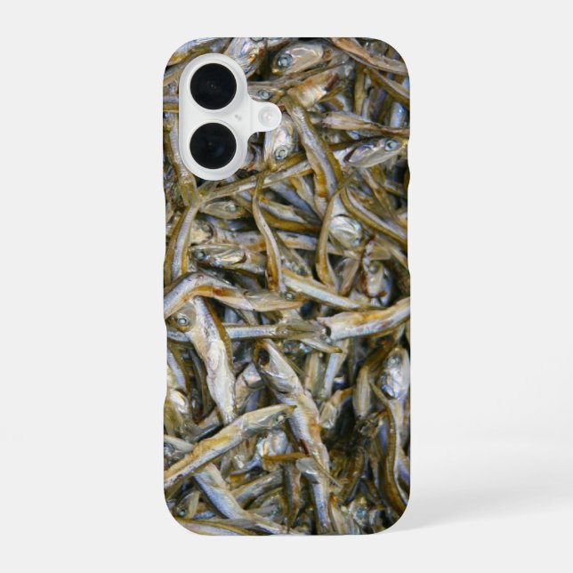 Coque iPhone 16 poisson séché 3 (Verso)