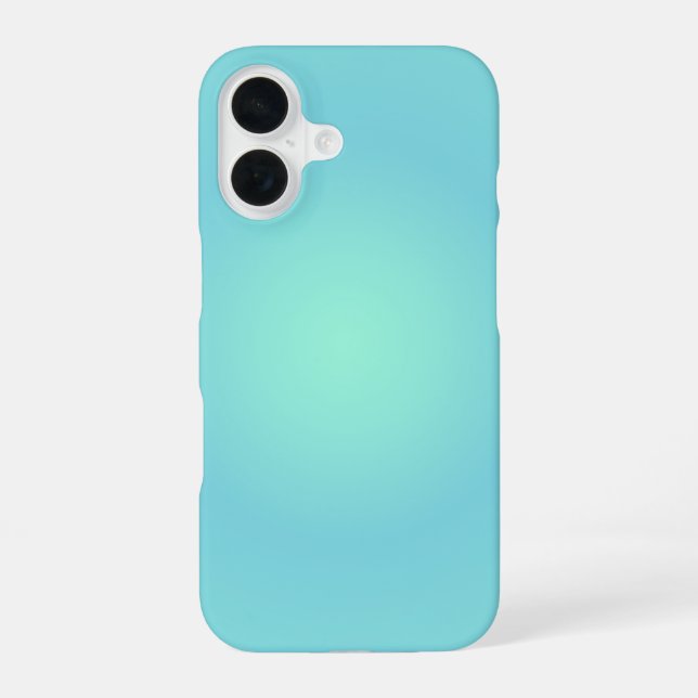 Coque iPhone 16 Poissons Aura Gradient Zodiac, Vert Gradient (Verso)