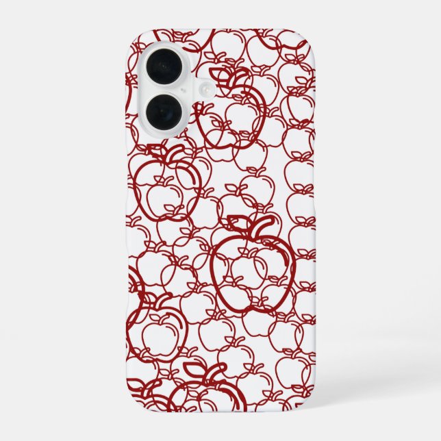 Coque iPhone 16 Pomme de fruits (Verso)