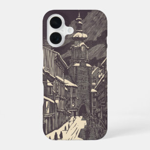Coque iPhone 16 Porte de Michel dans la tour médiévale de Bratisla
