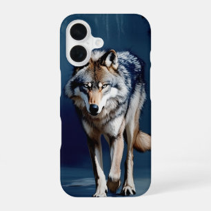 Coque iPhone 16 Portrait de loup majestueux
