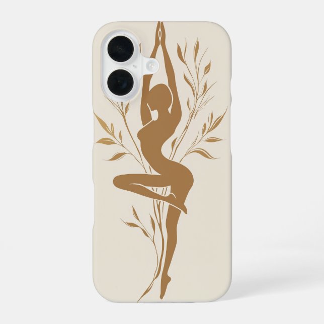 Coque iPhone 16 Pose de grâce fluide (Verso)