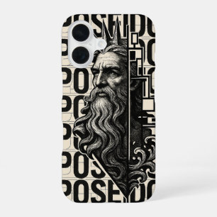 Coque iPhone 16 Poseidon housse iPhone dieu grec