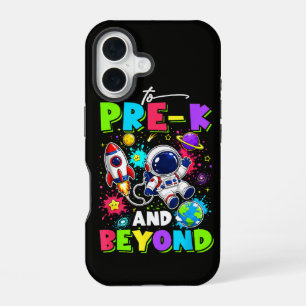 Coque iPhone 16 Premier jour de l'astronaute de pré-maternelle Ret