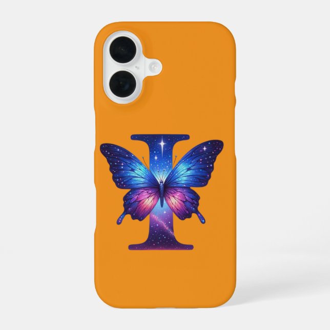 Coque iPhone 16 Première initiale (Verso)