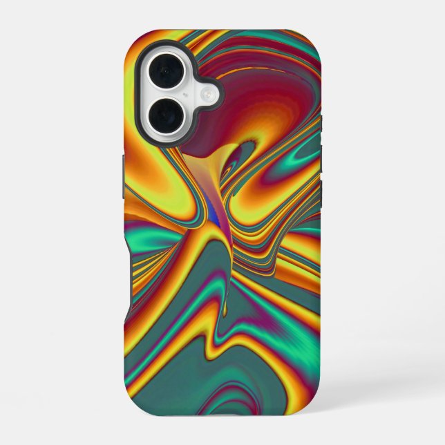 Coque iPhone 16 Printemps Été Automne Fleurs Magie (Verso)