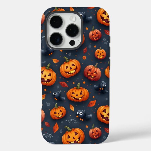 Coque iPhone 16 Pro Coque iPhone16 Pro à thème Halloween (Verso)