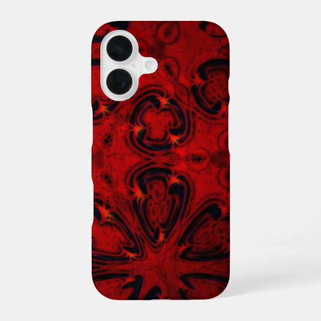 Coque iPhone 16 Punk Rouge (Verso)