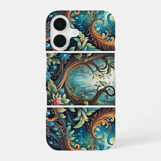 Coque iPhone 16 Racines fortes (Verso)