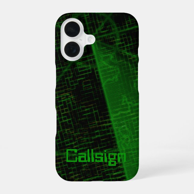 Coque iPhone 16 Radar -  (Verso)