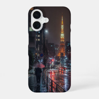 Coque iPhone 16 Rainy Tokyo
