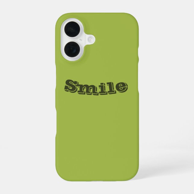 Coque iPhone 16 Raisin blanc vert printemps saison couleur solide (Verso)